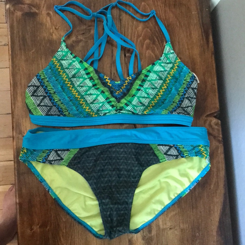 Prana bikini with strappy top